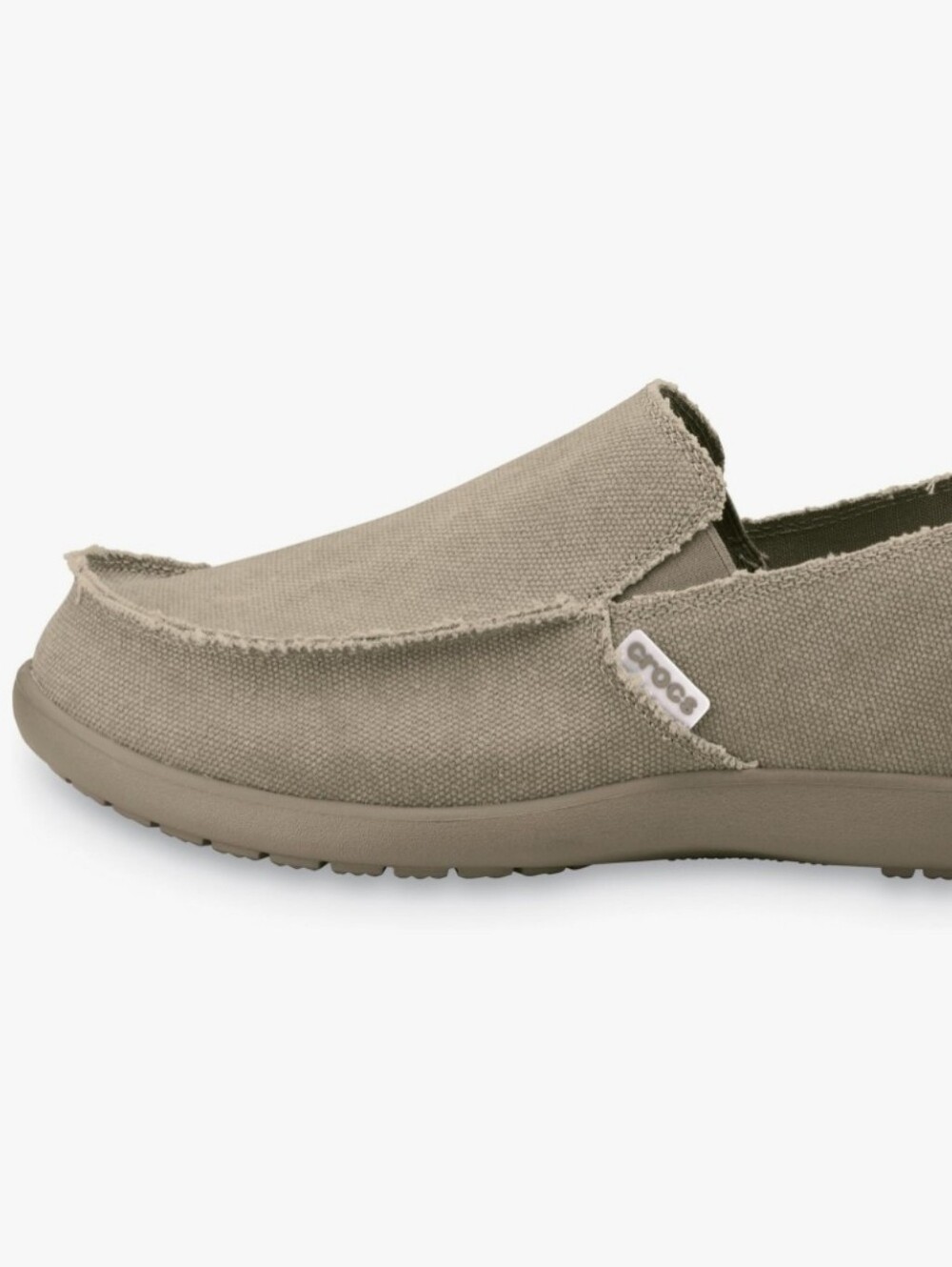 Crocs Kaleb Canvas Frayed Slip-On Loafers View 2